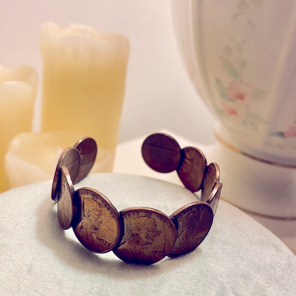 Penny cuff bracelet